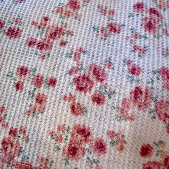 Laura Ashley Pink Floral Pajama Set - Picture 3 of 3